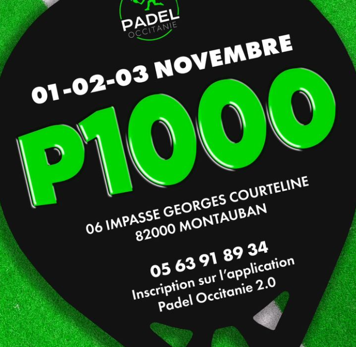 P1000 PADEL OCCITANIE